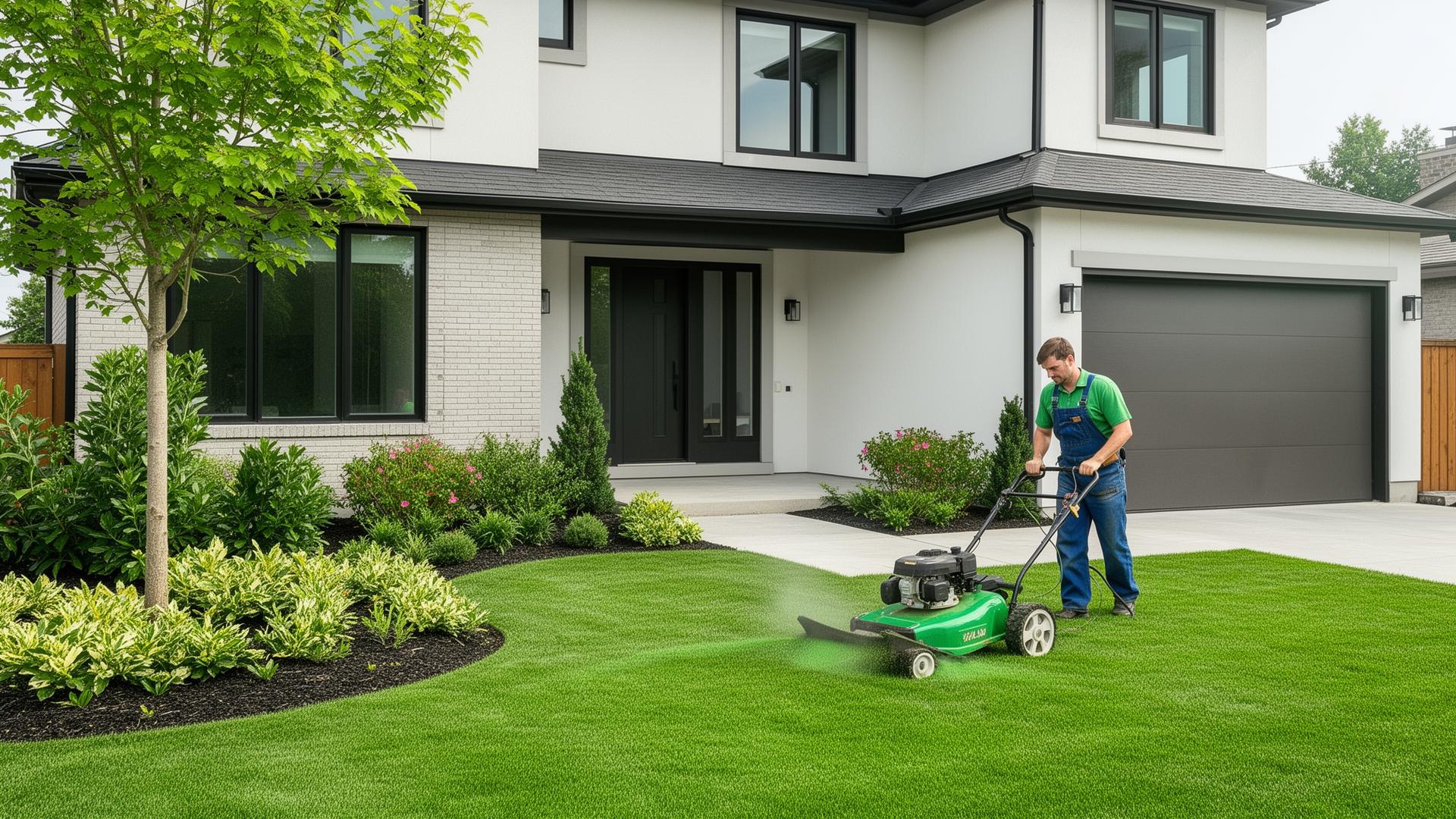 Home services professional at work