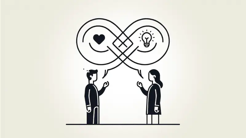 A woman's soft smile and open gaze reflecting the core of what the self-disclosure loop is about: genuine connection