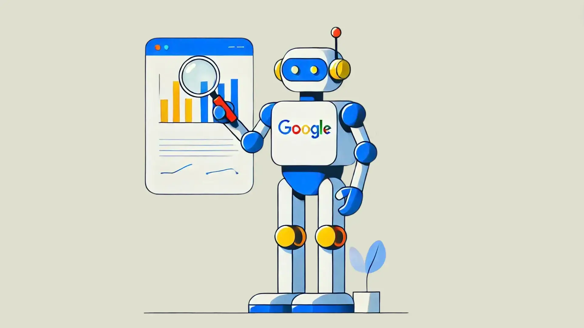 A person uses a laptop to view Google Search Console (GSC) recommendations to improve website performance